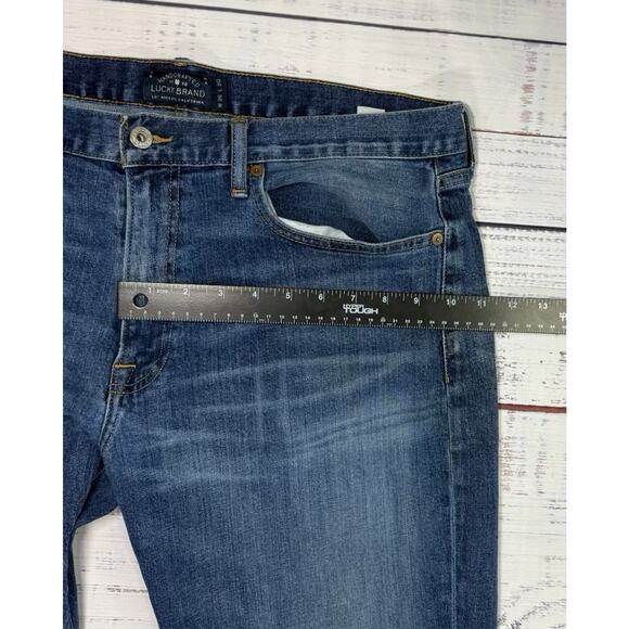 Lucky Brand Jeans Men 36x30 Blue 121 Heritage Slim Medium Wash Stretch Denim - Picture 6 of 8